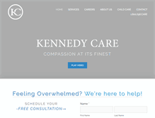 Tablet Screenshot of kennedycare.com